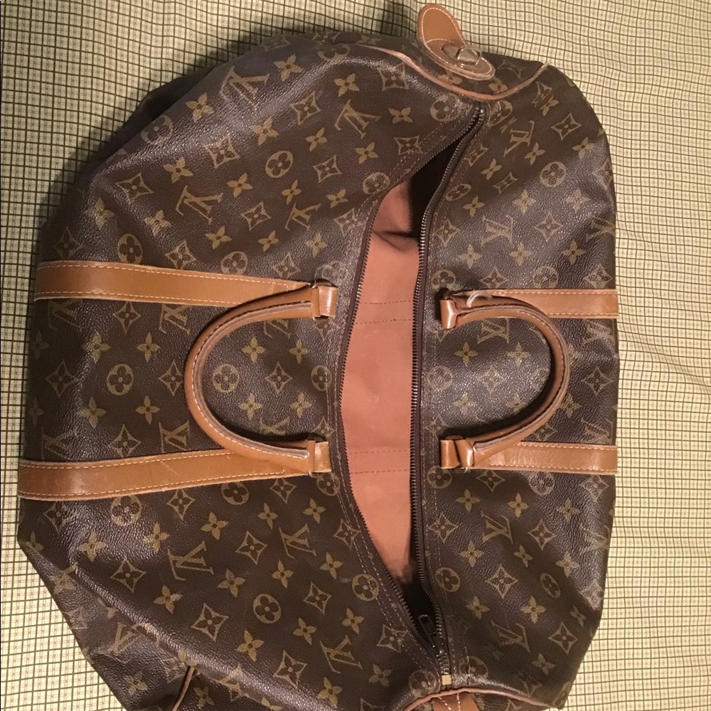 Louis Vuitton A French Company vintage Keepall 45.